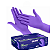 LUVA G NITRILICA SENSIFLEX FLEX ROXA - CX/100 - DANNY - Imagem 1
