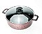 Caçarola Antiaderente 22cm Rosê c/ Tampa de Vidro - Imagem 3