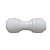 Emenda União Reta Redução Tubo Mangueira 3/8" x 1/4" Adaptador Purificador de Água - Imagem 2