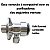 Conexão/Adaptador Para Mangueira De 3/8" (9,52mm) - Cromado - Imagem 2