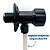 Adaptador Registro Regulador Vazão 6mm 1/4 Purificador Preto - Imagem 6
