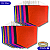 Kit 20 Pipa Latão Seda 55 x 50cm Liso Cores Mistas Com Durex - Imagem 2