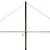 Kit 50 Armação Pronta Para Pipa Murcha 60cm Bambu X Fibra - Imagem 4