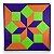 Folha De Seda Cores Mistas 35x35cm Riacho 100UN Para Raia - Imagem 4