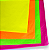 100 Folhas Seda Fluorescente 50x70cm Pipa Cores Mistas - Imagem 1