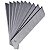 Kit Régua Inox 60cm + Estilete Profissional + 12 Lâminas - Imagem 3