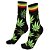 Meia Estilo Rasta com Folhas de Cannabis - Imagem 1