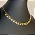 Colar Choker Coração Invertido Dourado - Imagem 2