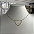 Colar Choker Coração G Dourado - Imagem 3