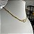 Colar Choker Nó Cordão Bolinha Dourado - Imagem 4