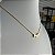 Colar Choker 3 Corações Dourado - Imagem 3