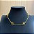 Colar Choker Trevo P Dourado - Imagem 1