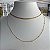Colar Choker Corrente/Bolinha Dourado - Imagem 4