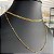 Colar Choker Corrente/Bolinha Dourado - Imagem 3