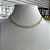 Colar Choker Duplo Dourado - Imagem 3