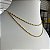 Colar Choker Duplo Cordão Torcido Dourado - Imagem 2