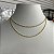 Colar Choker Duplo Cordão Torcido Dourado - Imagem 4