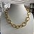 Colar Choker Dourado Maxi Corrente - Imagem 4