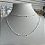 Colar Choker Prata Duplo Bolinhas - Imagem 3