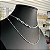 Colar Choker Pedrinhas Duplo Prata - Imagem 3