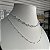 Colar Choker Pedrinhas Duplo Prata - Imagem 2