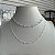 Colar Choker Pedrinhas Duplo Prata - Imagem 4