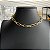 Colar Choker Corrente Dourado - Imagem 1