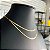 Colar Choker Fita Dupla Dourado - Imagem 2