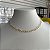 Colar Choker Dourado Coração M - Imagem 3