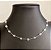 Colar Choker Pedrinhas Prata - Imagem 1