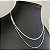 Colar Choker Veneziana/Bolinhas Prata - Imagem 2