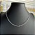 Colar Choker Cordão Bolinha Prata - Imagem 1