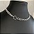 Colar Choker Corrente/Coração Prata - Imagem 2