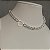Colar Choker Corrente/Coração Prata - Imagem 4