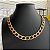 Colar Choker Corrente Dourada - Imagem 1