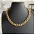 Colar Choker Corrente Dourada - Imagem 1