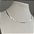 Colar Choker Fita Prata - Imagem 4