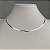 Colar Choker Fita Prata - Imagem 3