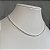 Colar Choker Cordão Baiano Prata - Imagem 4