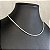 Colar Choker Cordão Baiano Prata - Imagem 2