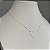 Colar Choker Coração G Prata - Imagem 4