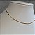 Colar Choker Corrente 3mm Dourado - Imagem 3