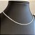 Colar Choker Corrente 3mm Prata - Imagem 2