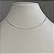 Colar Choker Corrente 3mm Prata - Imagem 3