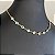 Colar Choker Dourado Olho Grego - Imagem 2