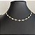 Colar Choker Dourado Olho Grego - Imagem 1
