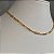 Colar Choker Dourado Duplo Coração/Bolinha - Imagem 4