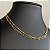 Colar Choker Dourado Duplo Coração/Bolinha - Imagem 2