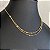 Colar Choker Dourado Duplo Coraçãozinho - Imagem 2