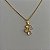 Colar Pingente Cereja Dourado - Imagem 2
